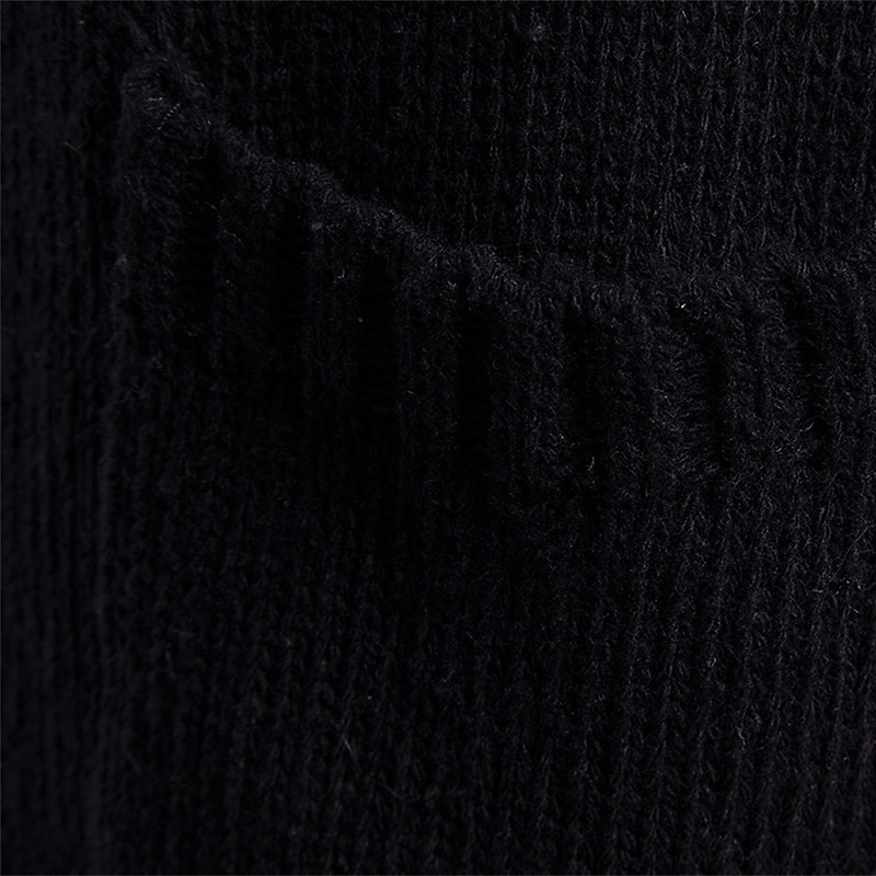 Men's Sweater Cardigan Sweater Sweater Hoodie Ribbed Knit Tunic Knitted Solid Color Hooded Basic Stylish Outdoor Daily Clothing Apparel Winter Fall Black Gray M L XL3