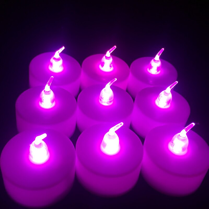 LED Candles Tea Lights Flameless Candles Christmas/Halloween Decoration LED Candles Pack Lasts 2X Longer Realistic Tea Lights Tealights Battery Operated Candles Unscented Batteries Included 12/24/502