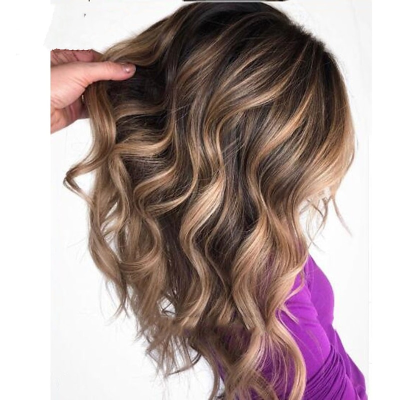 Human Hair 13x4 Lace Front Wig Short Bob Brazilian Hair Wavy Multi-color Wig 130% 150% Density with Baby Hair Natural Hairline  Pre-Plucked For Women Short Human Trendiest Haircuts3