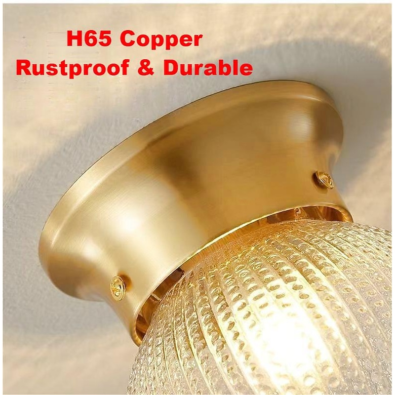 14cm Globe Design Ceiling Lights Copper Formal Style Vintage Style Modern Style Modern Nordic Style 220-240V2