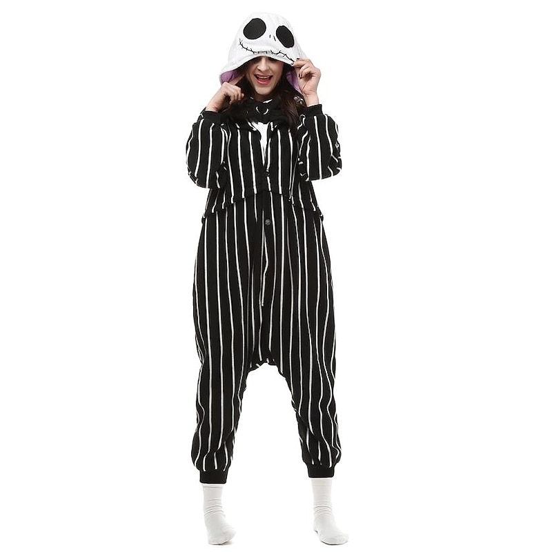 Adults' Cartoon Nightwear Onesie Costume Carnival Costume Cartoon Onesie Pajamas Kigurumi Pajamas For Men and Women Carnival Cartoon