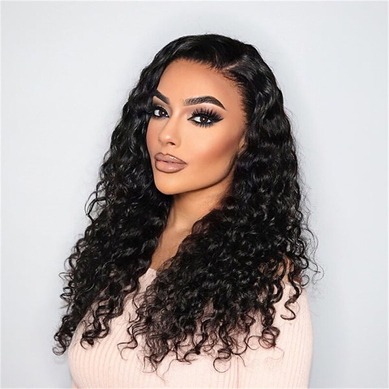 Glueless lace Wig Loose Water Wave Undetectable Invisible 13x4 Frontal Lace Wig  Real HD Lace2