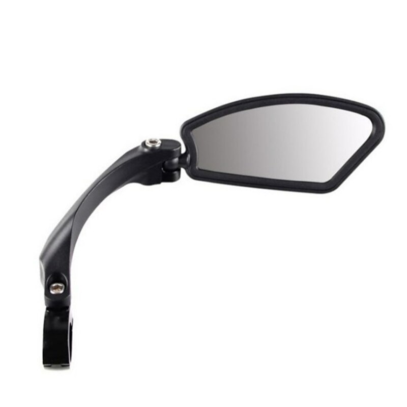 Rear View Mirror Cycling Outdoor Adjustable Flexible Cycling Bicycle motorcycle Bike Glass Plastic Black Mountain Bike MTB Recreational Cycling