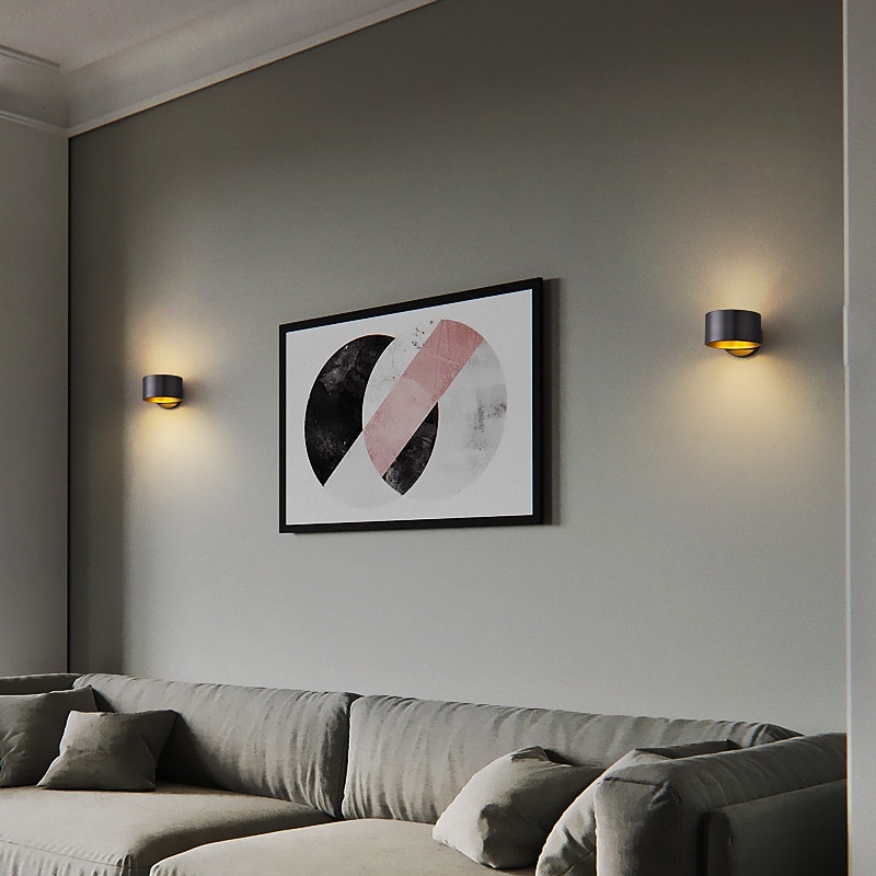 Indoor Modern Nordic Style Indoor Wall Lights Living Room Bedroom Copper Wall Light 220-240V2