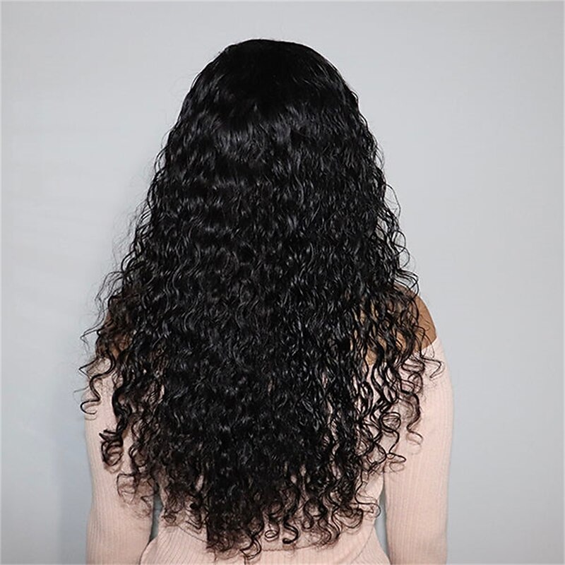 Glueless lace Wig Loose Water Wave Undetectable Invisible 13x4 Frontal Lace Wig  Real HD Lace4