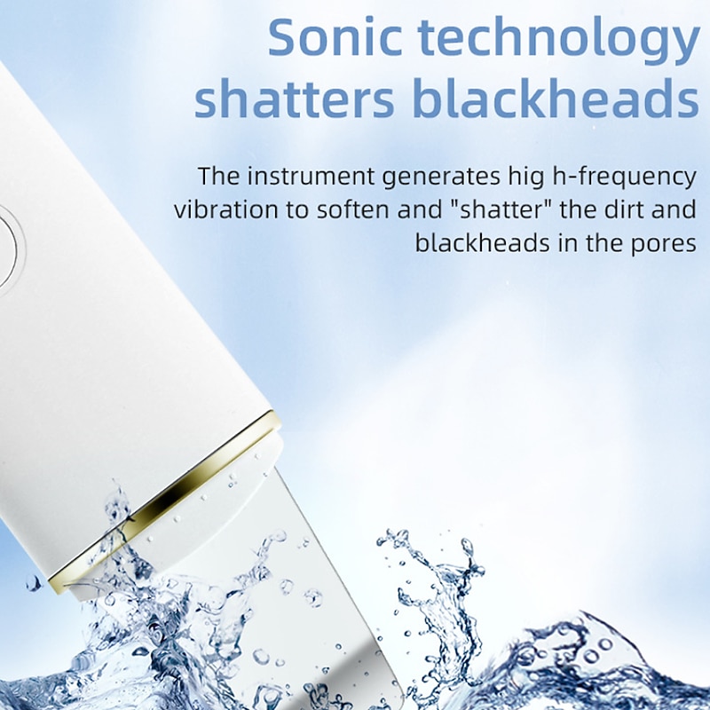 Ultrasonic Skin Scrubber Deep Face Cleaning Machine Peeling Shovel Facial Pore Cleaner Face Skin Scrubber Lift Machine4
