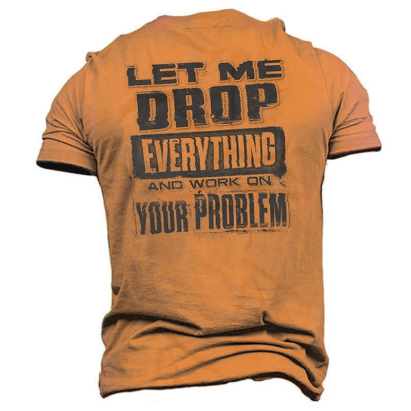 Men's Rude Offensive Unisex Letter Graphic Prints T shirt Slogan T Shirts Distressed T Shirt Short Sleeve T shirt 3D Print Crew Neck Shirt Vintage Sports Designer Outdoor Street Daily Red Blue Orange4