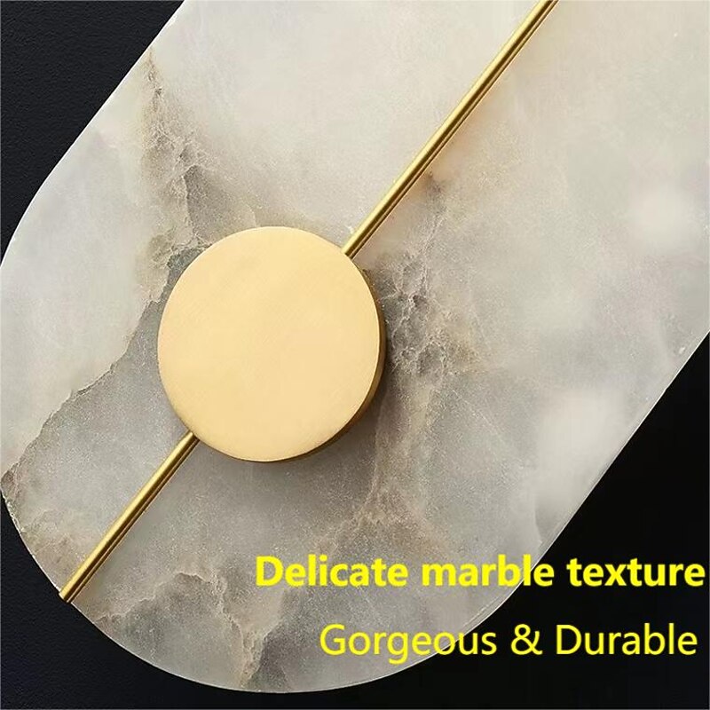 Marble LED Wall Light, Contemporary Wall Mount Indoor LED Wall Sconce, wall lamps Fixture for Bedroom Living Room2