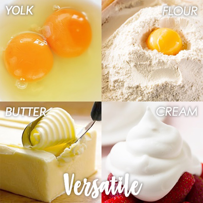 Bigger Stainless Steel Semi-automatic Egg Whisk Hand Push Rotary Whisk Blender Versatile Milk Frother Mixer Stirrer for Blending Whisking Beating & Stirring4