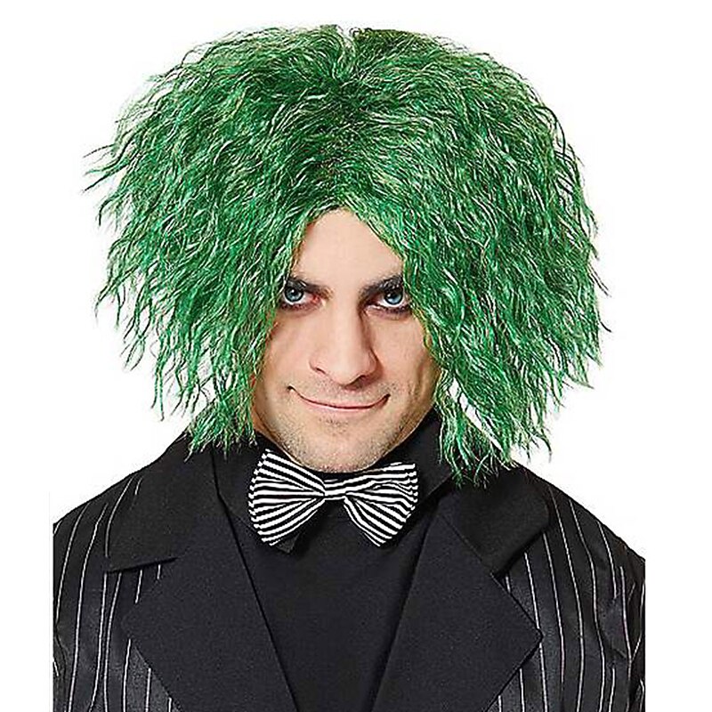 Sinister Green Wig  Cosplay Party Wigs St.Patrick's Day Wigs Halloween Wigs