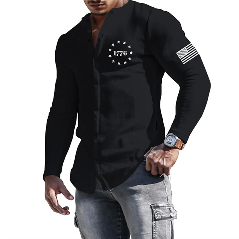 Men's T Shirt Cool Shirt Long Sleeve Shirt Long Sleeve V Neck Spring &  Fall Graphic Letter Fashion Designer Casual Print Button-Down Street Sports Holiday Black White Gray Top Tee for Men3
