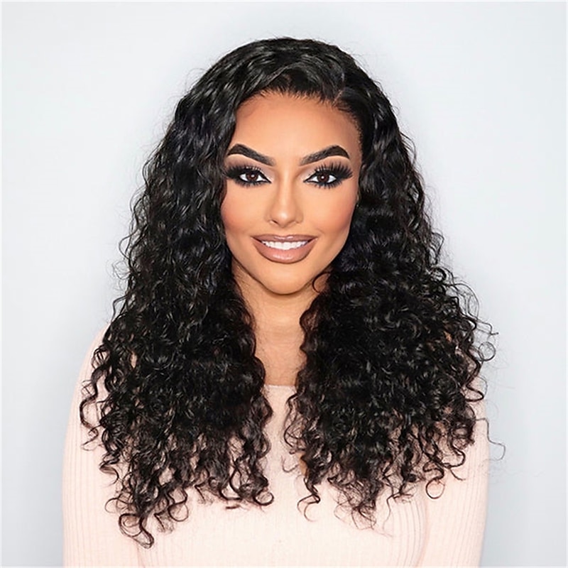 Glueless lace Wig Loose Water Wave Undetectable Invisible 13x4 Frontal Lace Wig  Real HD Lace3