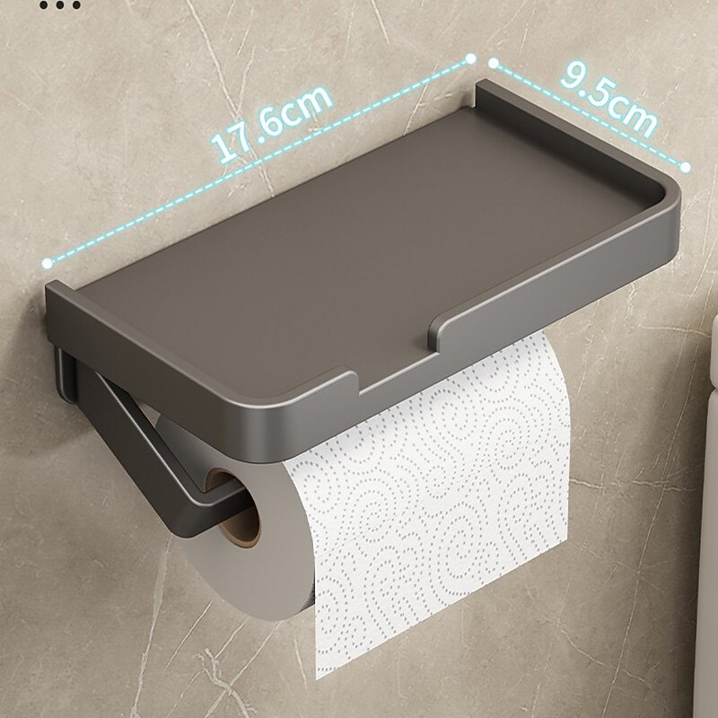 Toilet Tissue Holder Punch Free Toilet Roll Paper Storage Rack Tissue Box Toilet Toilet Paper Holder Toilet Paper Holder4