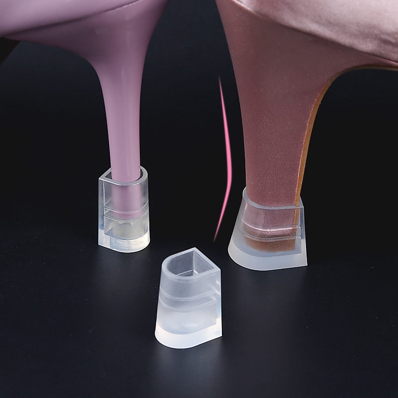 High Heel Protectors for Women – Clear Anti-Slip Stiletto Heel Covers for Weddings, Grass Events, and Outdoor Parties