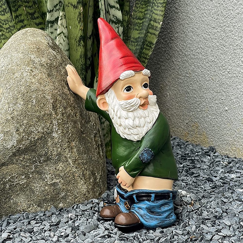 Funny Resin Gnome for Yard / Garden Indoor Outdoor Decor for Garden Statue Naughty Peeing Gnomes Gardening Gifts3