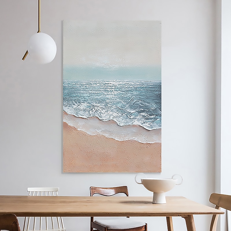 Handmade Oil Painting Canvas Wall Art Decoration Abstract Seascape Painting Sea for Home Decor Rolled Frameless Unstretched Painting4
