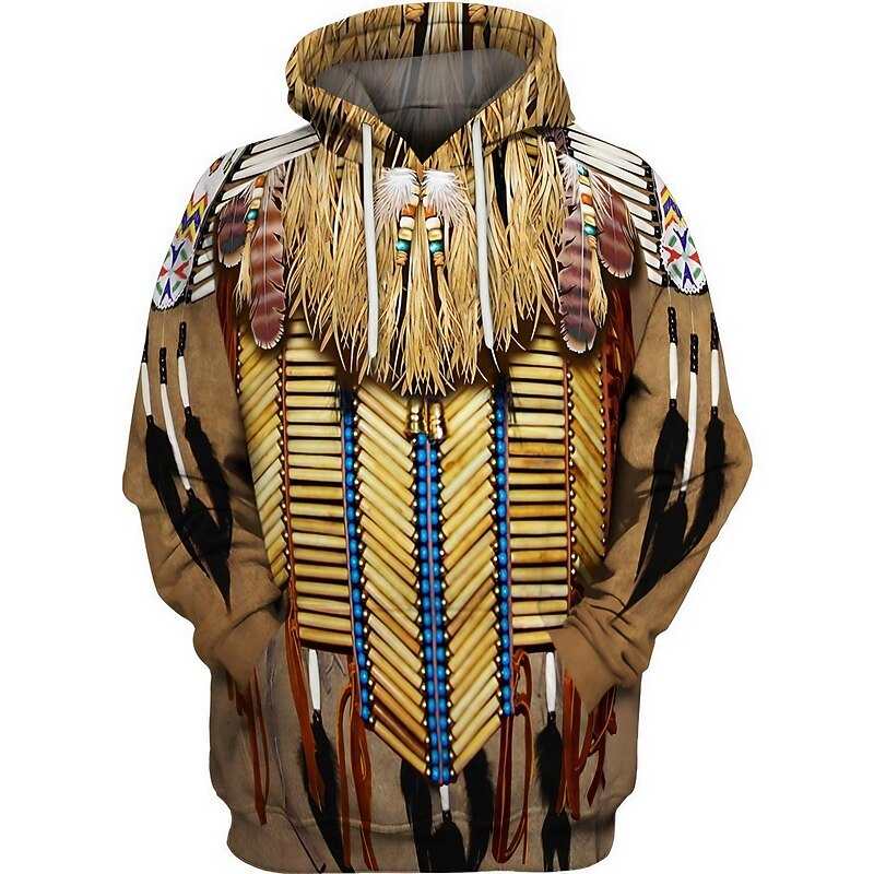 Men's Graphic Prints Hoodie Hoodies Sweatshirt Streetwear Designer Long Sleeve Hooded Daily Sports Coffee Print Spring &  Fall Designer