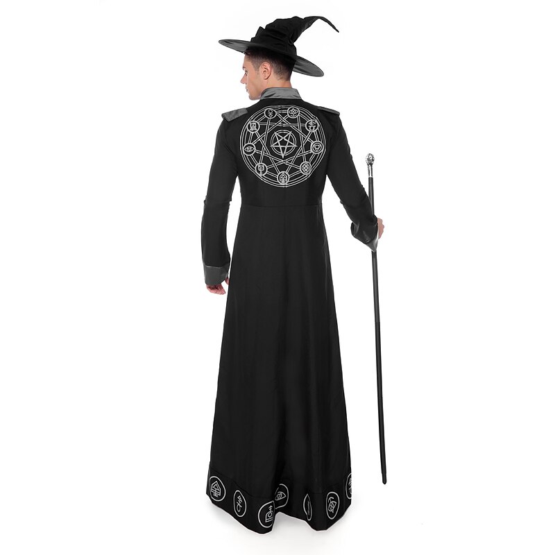 Warlock Halloween Cosplay Costume Fancy Costume Cosplay Cosplay Costume Party Adults' Men's Halloween Carnival Easy Halloween Costumes Dress Up2