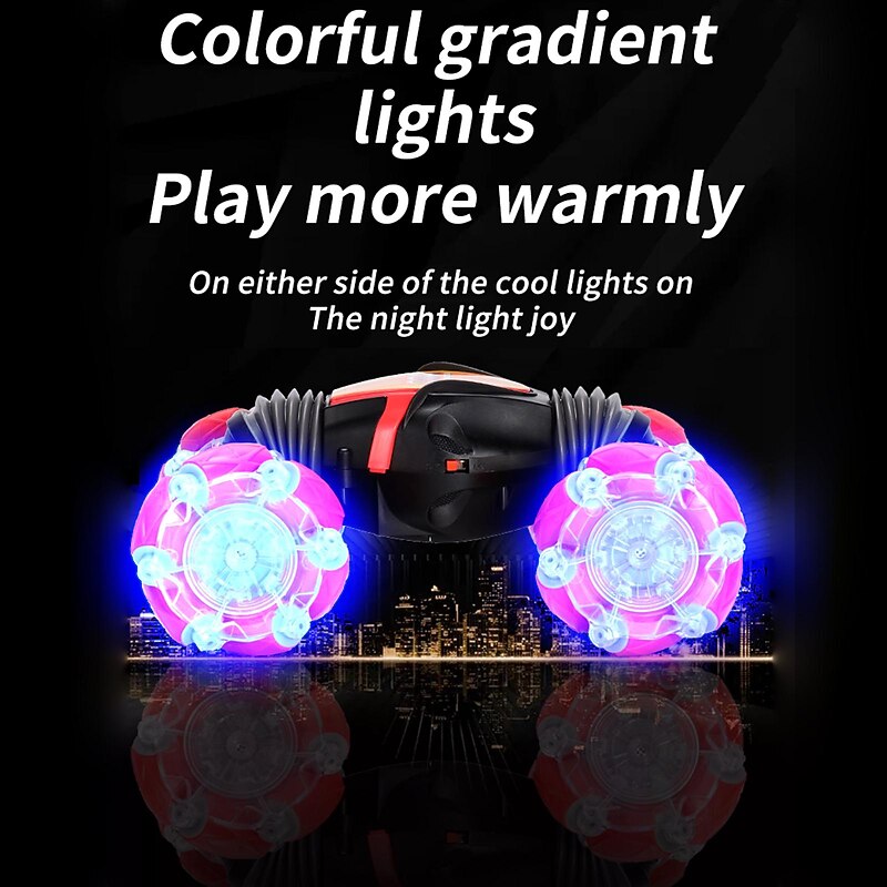 2.4G 4WD Gesture Sensing Car Remote Control Stunt Car 360 All-Round Drift Twisting Off-Road Dancing Vehicle Kids Toys W/ Lights3