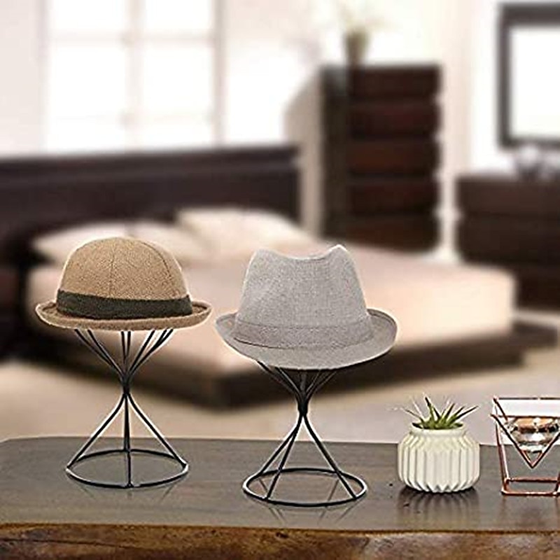 Metal Hat Support Iron Art Simple Hat Holder Creative Hat Stand Adult Children Hat Display Stand3