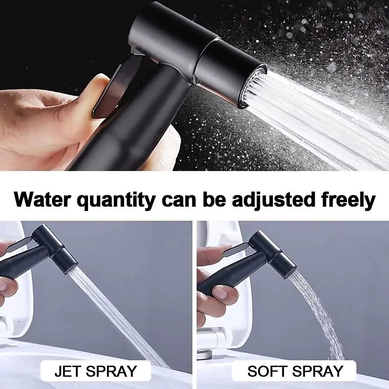 Handheld Bidet Sprayer Setsfor Toilet,Handheld Diaper Sprayer,Toilet Cleaning Sprayer,Bathroom Jet Sprayer Kit Spray Attachment With Hose,Stainless Steel Easy Install for Cleaning Female4