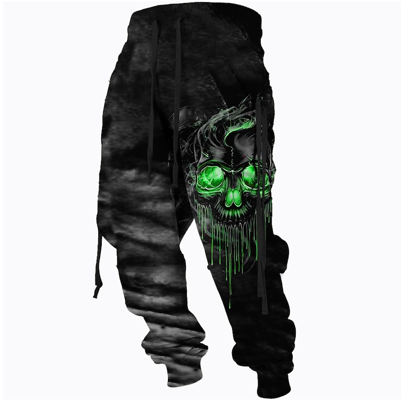 Men's Sweatpants Joggers Trousers Drawstring Elastic Waist Ribbon Graphic Prints Comfort Breathable Sports Outdoor Casual Daily Cotton Blend Terry Streetwear Designer Yellow Red Micro-elastic2