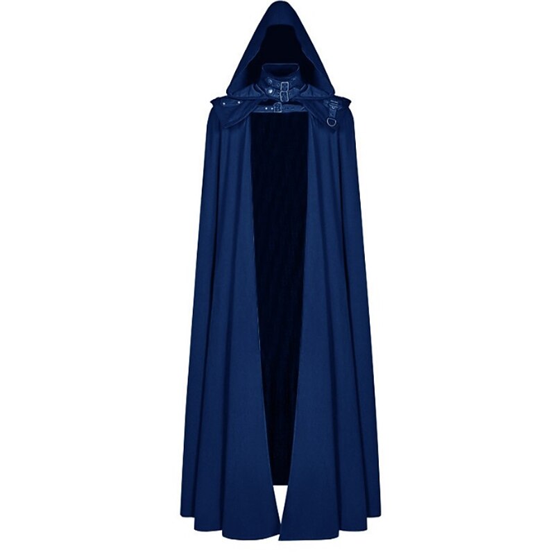 Retro Vintage Punk & Gothic Medieval Masquerade Plague Doctor Viking Ranger Fancy Dress Men's Women's Unisex Celtic Viking Fantasy Halloween Carnival Masquerade Performance Adults' Cloak2