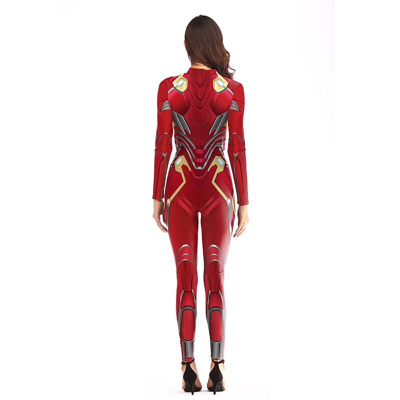Zentai Suits Cosplay Costume Catsuit Avengers Carnival Costume Full Body Suit Women's Cosplay Superhero Costume for Carnival Masquerade Adults'2