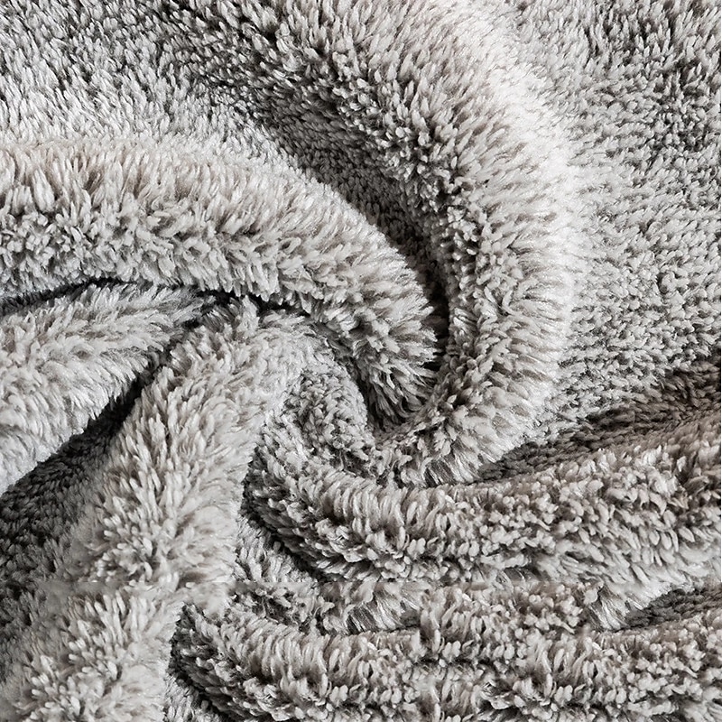 9Pcs Bamboo Charcoal Dishcloth Microfiber Kitchen Towel Thickened Absorbent Non-stick Oil Wiping Rag Home Cleaning Dishcloth4