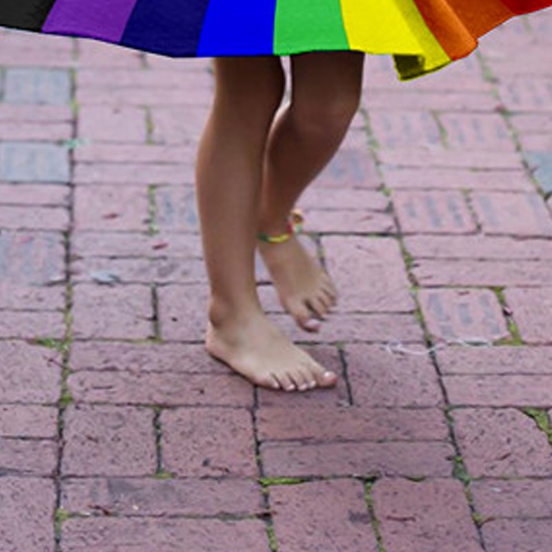 Kids Little Girls' Dress Rainbow A Line Dress Daily Holiday Vacation Print Black Above Knee Long Sleeve Cute Casual Sweet Dresses Fall Winter Regular Fit 3-10 Years2