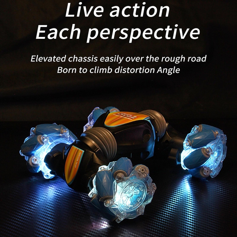 2.4G 4WD Gesture Sensing Car Remote Control Stunt Car 360 All-Round Drift Twisting Off-Road Dancing Vehicle Kids Toys W/ Lights4