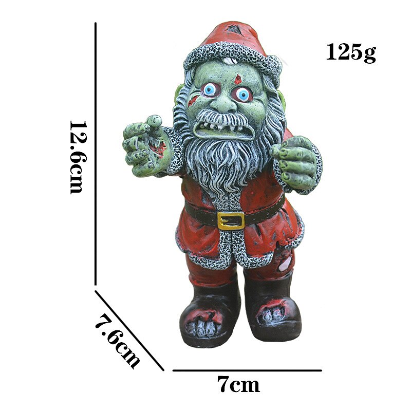 Halloween Ghost Festival Zombie Gnome Bust Statue Resin Handicraft Ornaments Garden Courtyard Decoration2
