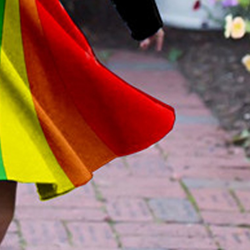 Kids Little Girls' Dress Rainbow A Line Dress Daily Holiday Vacation Print Black Above Knee Long Sleeve Cute Casual Sweet Dresses Fall Winter Regular Fit 3-10 Years4