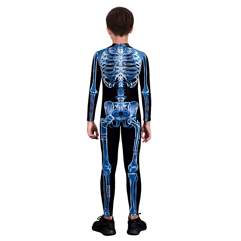 Zentai Suits Catsuit Skin Suit Skeleton / Skull Adults' Cosplay Costumes Cosplay Women's Anatomy Carnival Masquerade World Book Day Costumes4