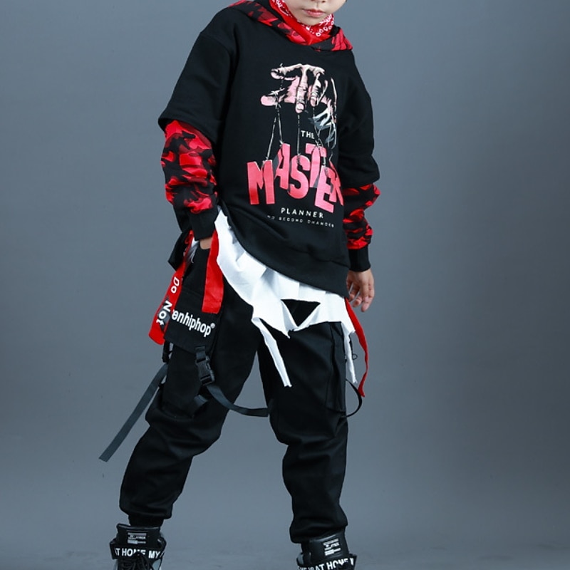 Unisex 3D Letter Hoodie & Sweatpants Set Clothing Set Long Sleeve Fall Winter Fashion Street Style Kids 3-13 Years Vacation Street Regular Fit3