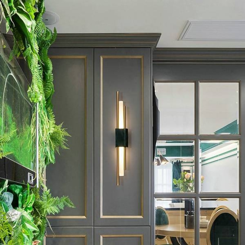 Lightinthebox 1-Light 50cm LED Wall Lights Classic Nordic Style Wall Lamps Line Design  Living Room Bedroom Aluminium Alloy Traditional Wall Light 110-120V 220-240V 5 W