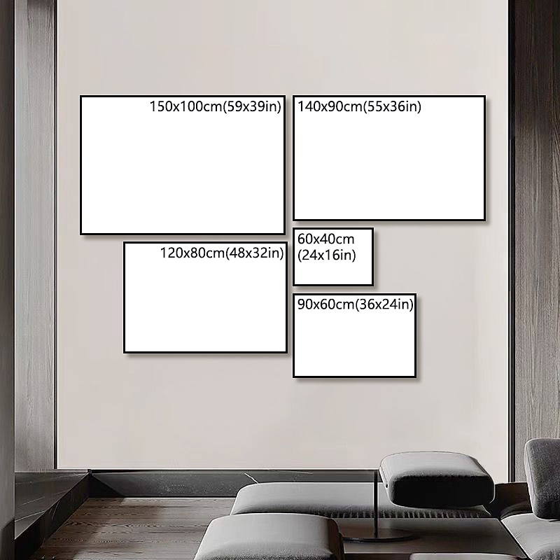 Nursery Oil Painting Handmade Hand Painted Wall Art Cartoon Colorful Giraffe Animal Home Decoration Décor Rolled Canvas No Frame Unstretched2