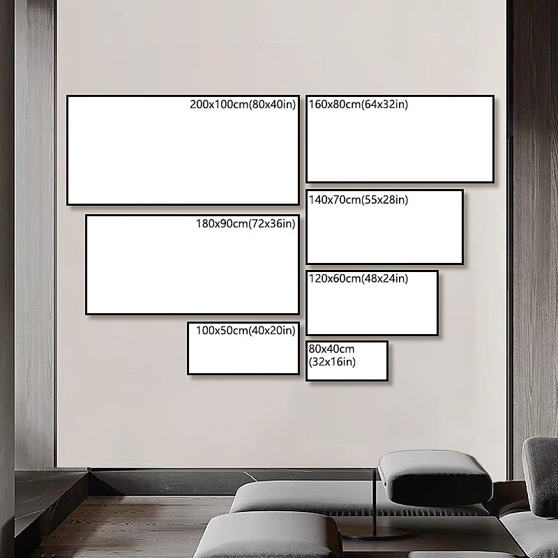 Handmade Oil Painting Canvas Wall Art Decoration Abstract Seascape Painting Beach Ocean for Home Decor Rolled Frameless Unstretched Painting2