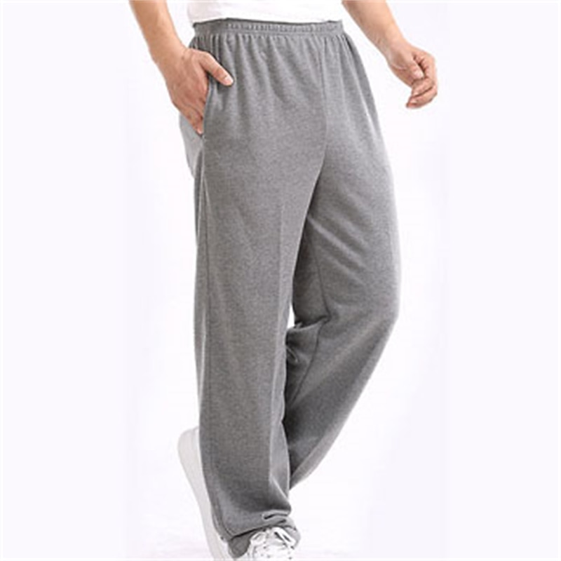 Men's Sweatpants Fleece Pants Trousers Casual Pants Straight Leg Sweatpants Elastic Waist Solid Color Comfort Soft Casual Daily Streetwear Sports Fashion Black Wine Micro-elastic2