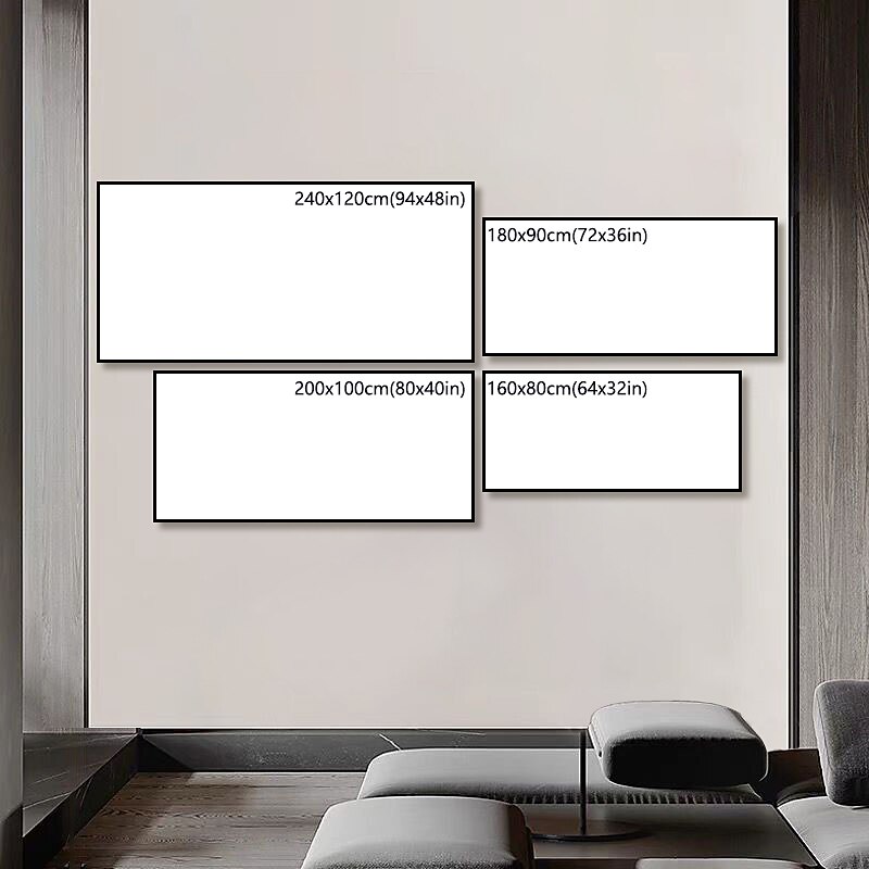 Oil Painting Hand Painted Horizontal People Pop Art Modern Rolled Canvas (No Frame)3