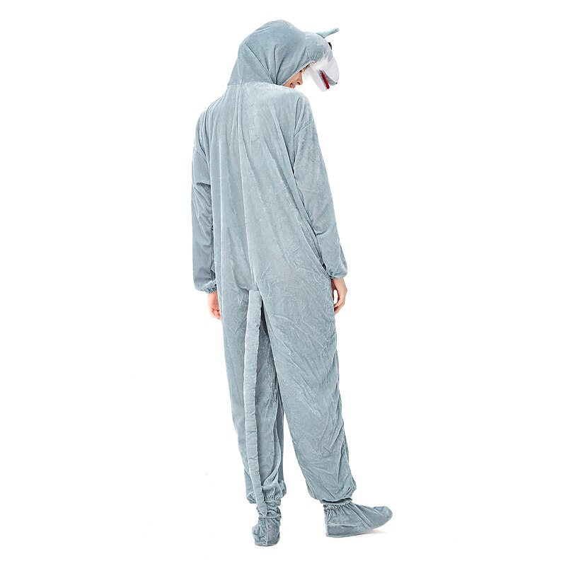 Adults' Character Onesie Costume Carnival Costume Wolf Onesie Pajamas Kigurumi Pajamas For Men and Women Carnival Cartoon3