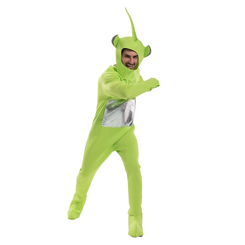 Couples Alien Teletubbies Cosplay Costume Family Costume Halloween Group Family Costumes Unisex Movie Cosplay Costume Party Onesie Halloween Carnival Masquerade Funny Costume2