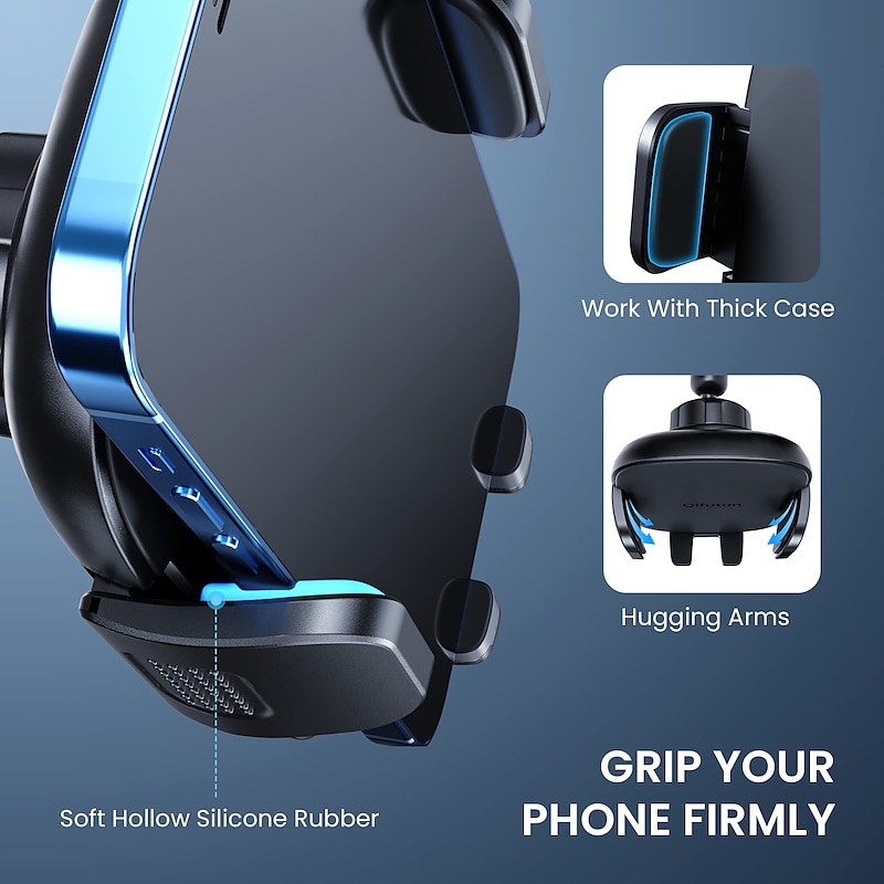 Car Phone Holder Mount [Flexible Gooseneck Long Arm] Phone Mount for Car Holder Dashboard Windshield [Washable Strong Suction Cup] Cell Phone Holder Car Mount for All iPhone Android3