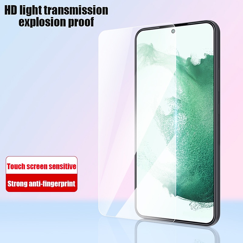 3 pcs Screen Protector For Samsung Galaxy S25 Ultra Plus A73 A53 A33 A23 A13 A72 A52 A42 A32 A22 A12 A02 A71 A51 A41 A31 A21 A11 A01 A21s Tempered Glass 9H Hardness Anti Bubbles Anti-Fingerprint High2