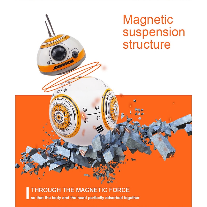 BB-8 Ball RC Robot BB8 Action Figure BB 8 Droid Robot 2.4G Remote Control Intelligent Robot BB8 Model Kid Toy Gift4