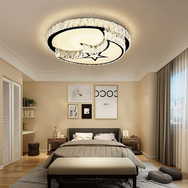 50cm Unique Design Ceiling Lights Stainless Steel Electroplated Modern 220-240V3