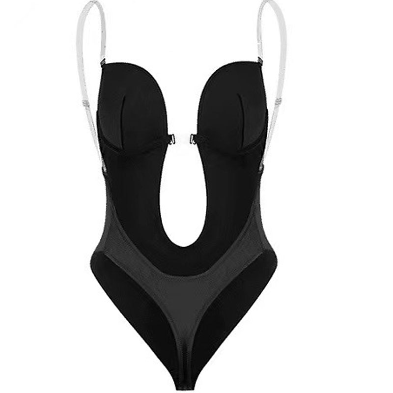 Women's Bodysuits Backless Tummy Control Push Up Wedding Party Party & Evening Club Sport Overbust Corset Pure Color Home Outfits4