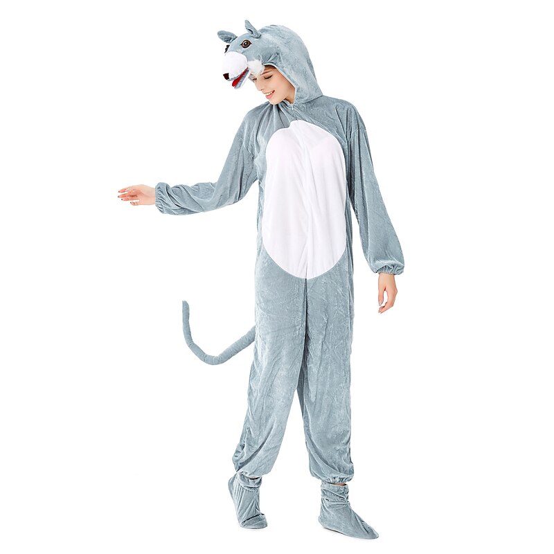 Adults' Character Onesie Costume Carnival Costume Wolf Onesie Pajamas Kigurumi Pajamas For Men and Women Carnival Cartoon4