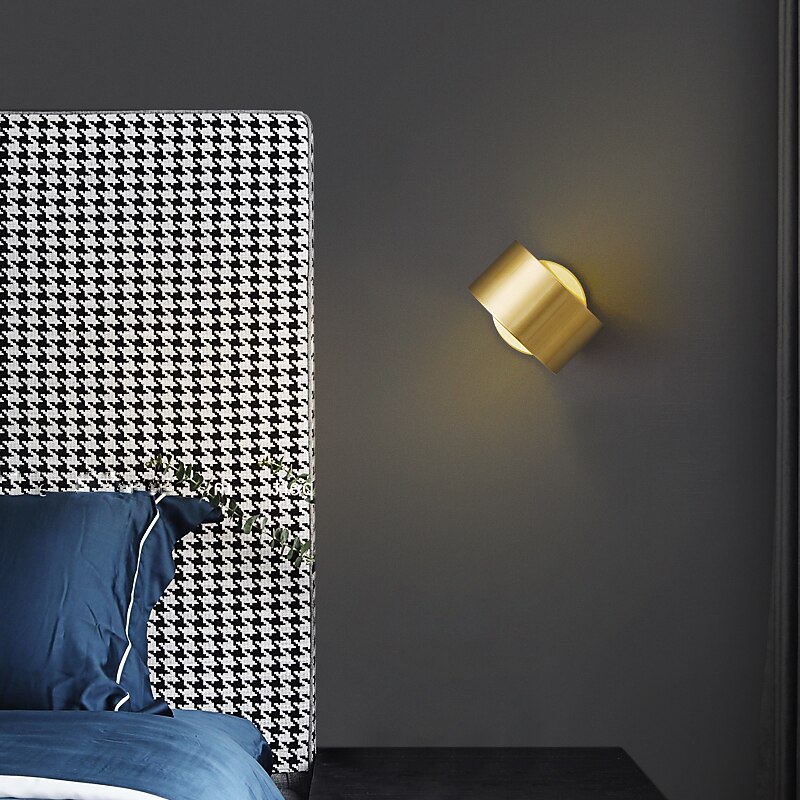 Indoor Modern Nordic Style Indoor Wall Lights Living Room Bedroom Copper Wall Light 220-240V3