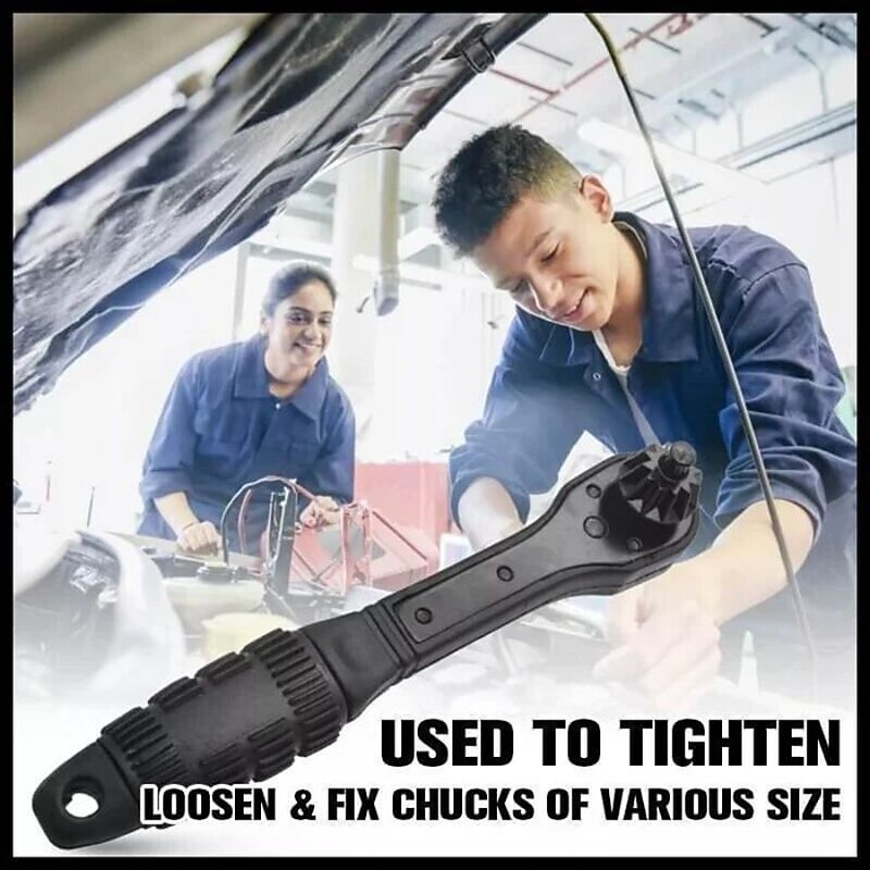 2-in-1 Double End Wrench Tool Flexible Head Combination Ratchet Wrench Dual-use Wrench Chromium-vanadium Steel3